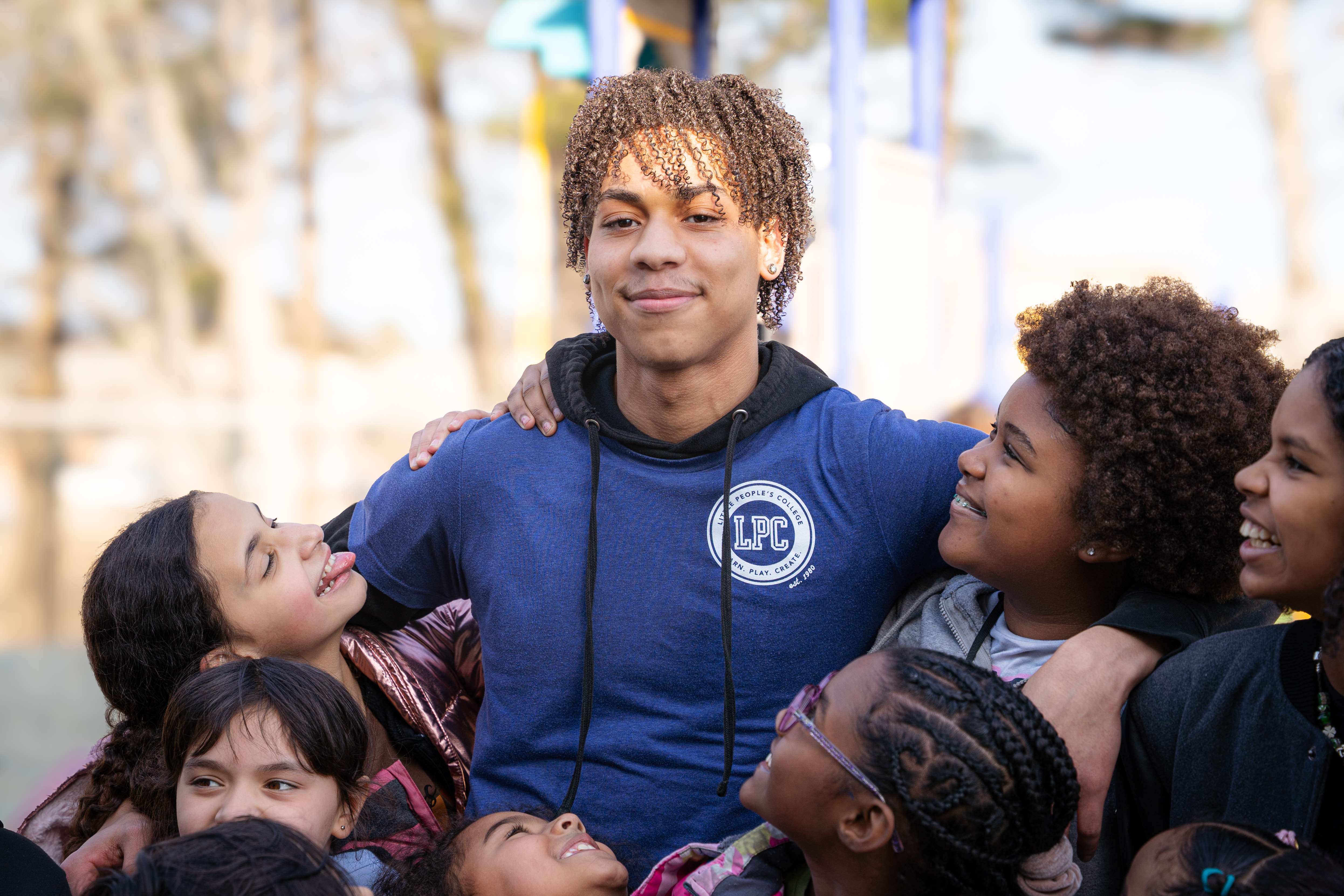 Team supporting families at Little People's College